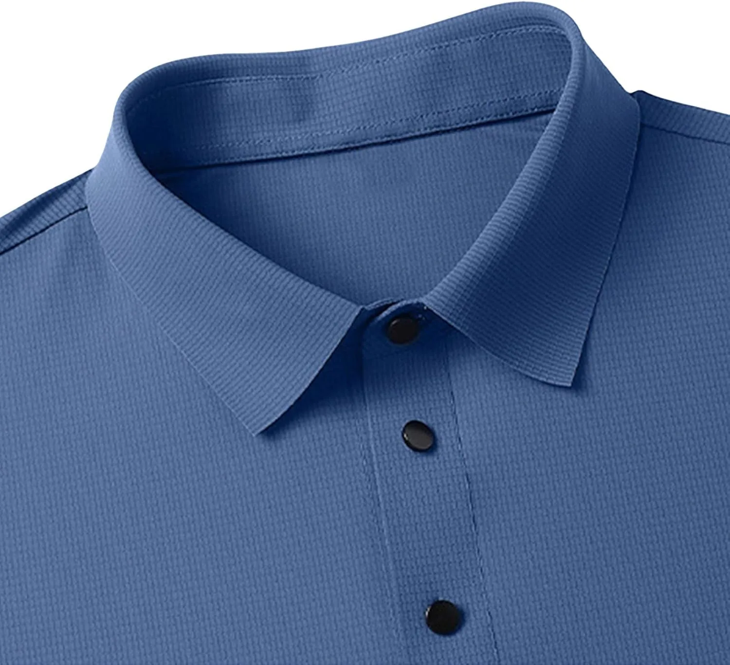 Мужская водолазка с коротким рукавом Slim Fit — фото 2