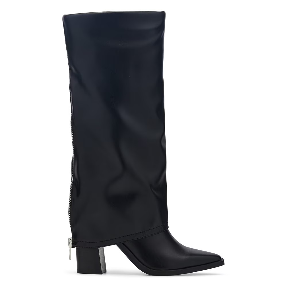 Сапоги женские Steve Madden Skylerr с широкими манжетами, черный — фото 2