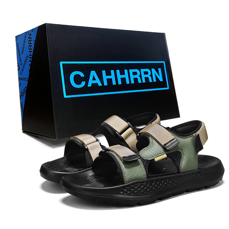 

CAHHRRN Пляжные сандалии мужские зеленые