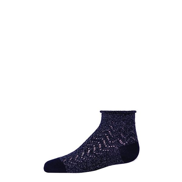 

Носки-гольфы Fuzzy shimmer из хлопковой смеси Memoi, Navy