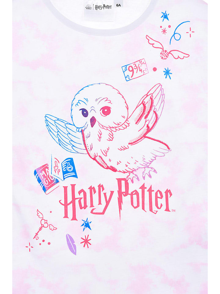 Harry Potter Футболка "Гарри Поттер" бело-розового цвета — фото 3