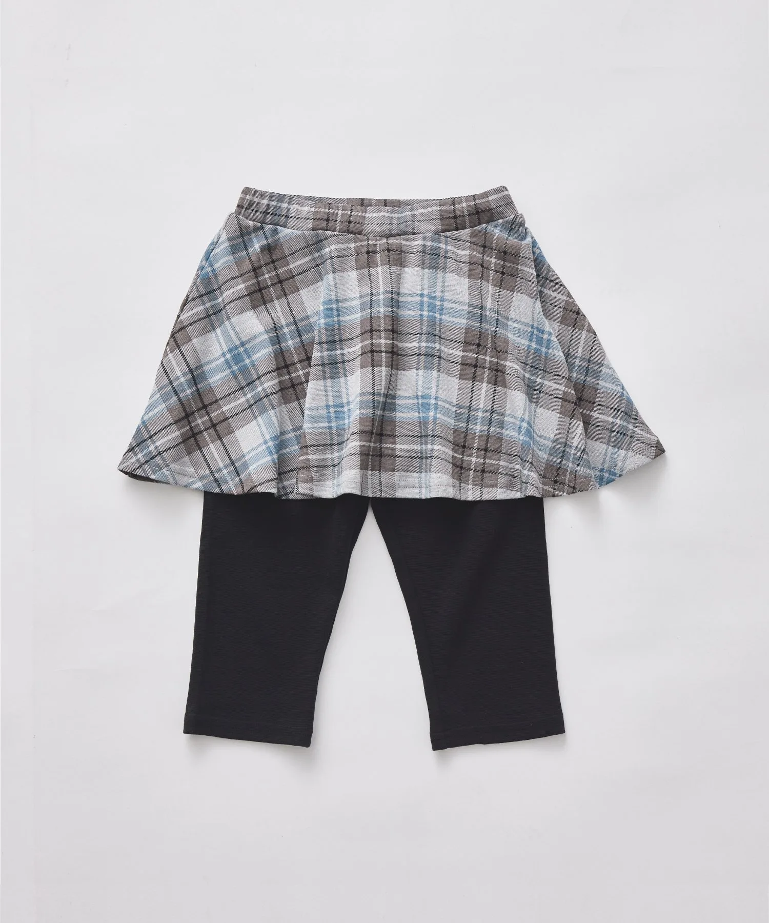 Юбка Юбки длиной 6 дюймов с принтом по всей поверхности Ever Closet, O. Blue (checkered pattern) — фото 3