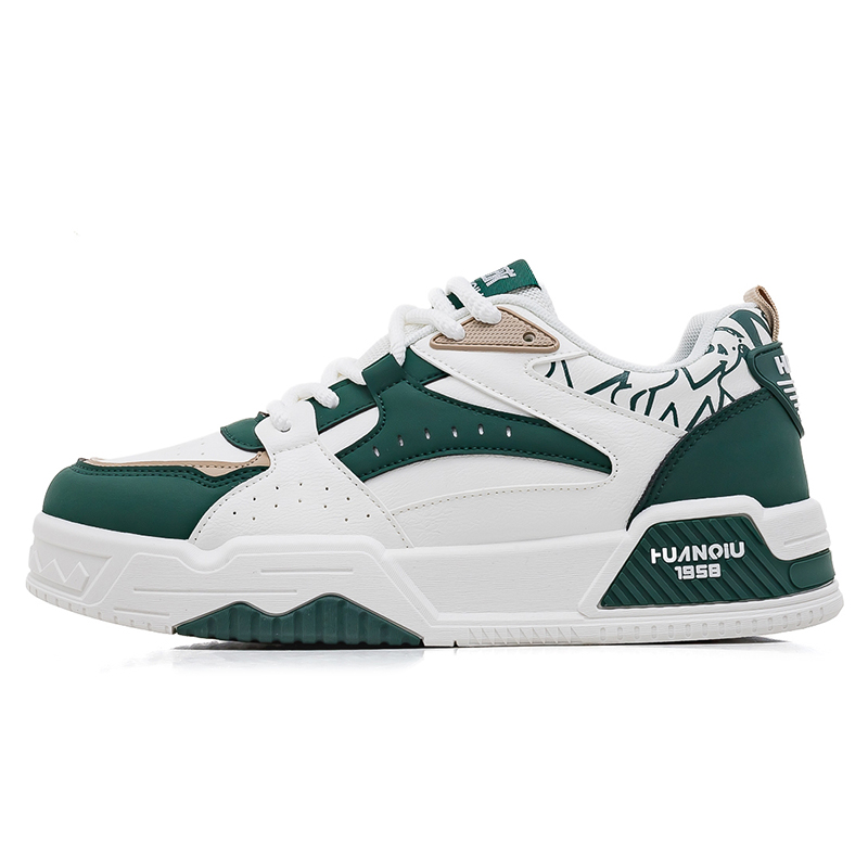 

Кроссовки для скейтбординга мужские PU, Textile Slip Resistant, Impact Resistant, Abrasion Resistant Low top HUANQIU, jasper