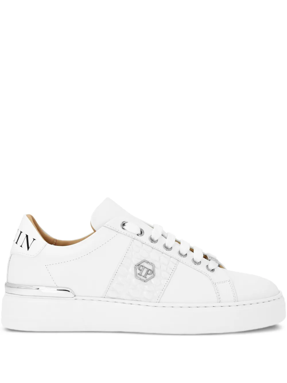 

Кроссовки со вставками Philipp Plein, белый
