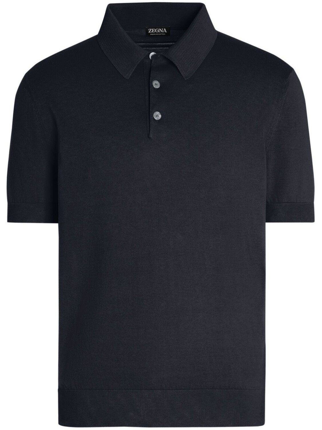 

Zegna рубашка поло тонкой вязки, синий