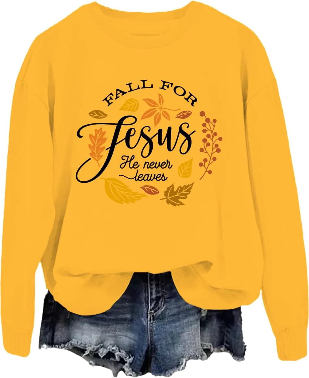

Толстовка Fall For Jesus He Never Leaves JWVEL