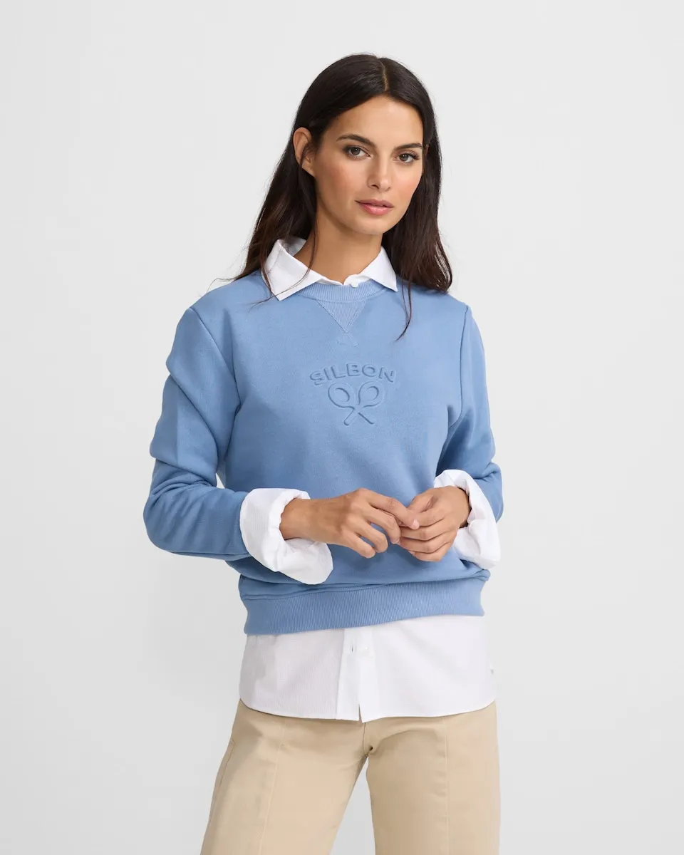 

Классическая женская толстовка Silbon, синий