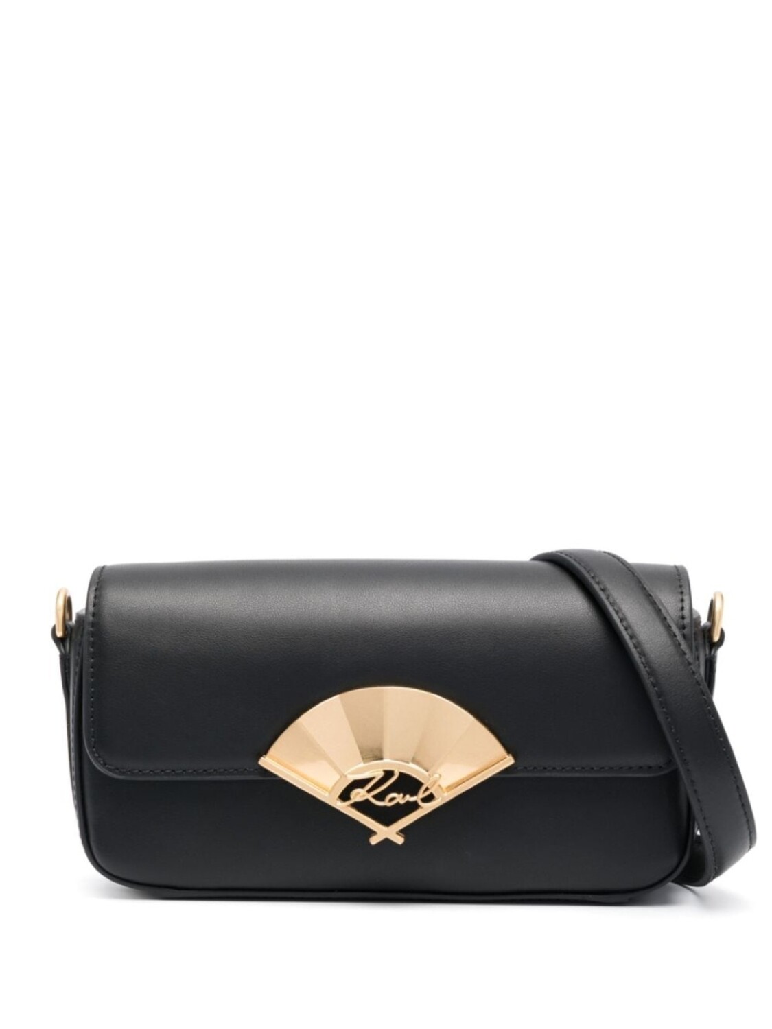 

Karl Lagerfeld маленькая сумка через плечо Signature Fan, черный