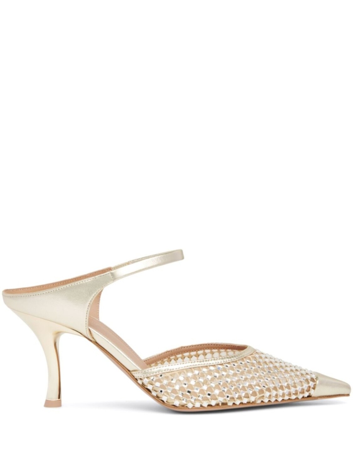 

Malone Souliers мюли Vega 70 с кристаллами, золотой