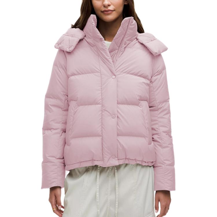 

Женский зимний пуховый жакет Wunder Puff Series Lululemon, strawberry milkshake powder/stmi