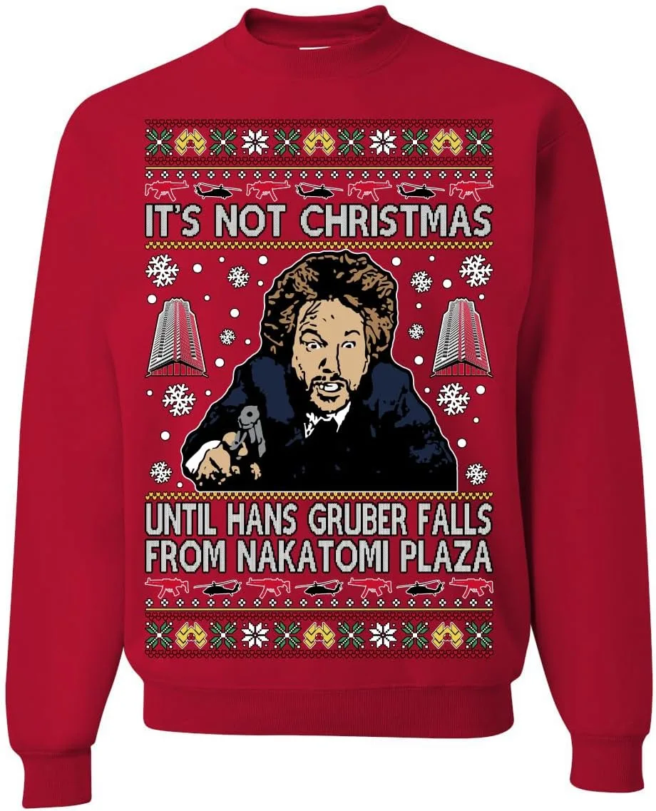 

Wild Bobby свитер с принтом "Hans Gruber Falls From Nakatomi"