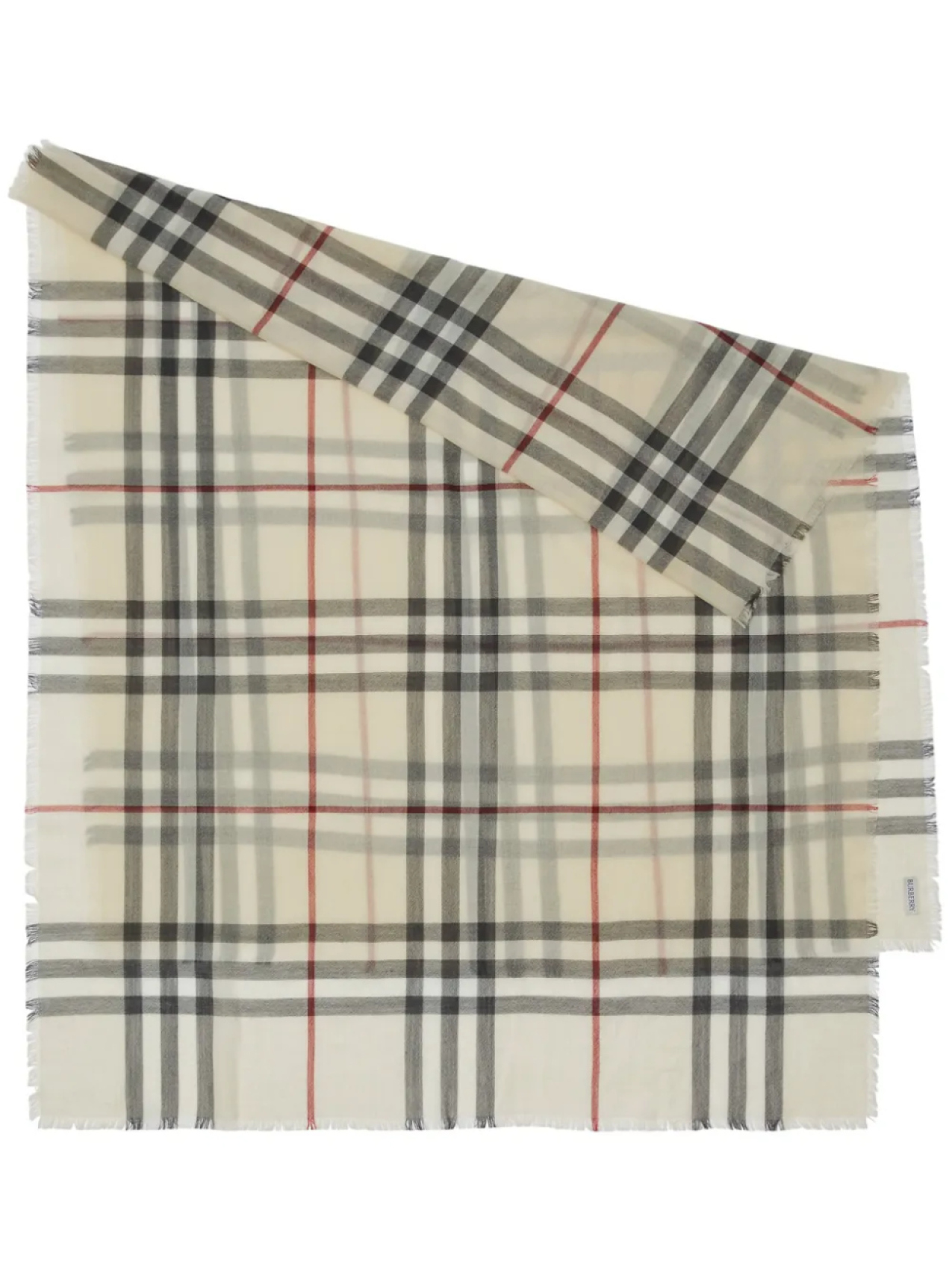 

Burberry шарф в клетку Vintage Check, нейтральный