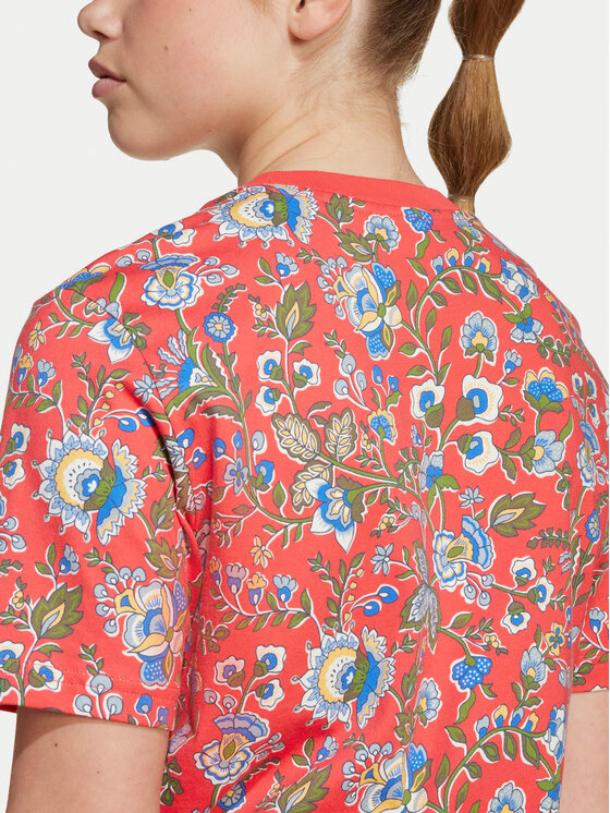 Футболка loose fit Liberty London JV7817 Adidas, красный — фото 4