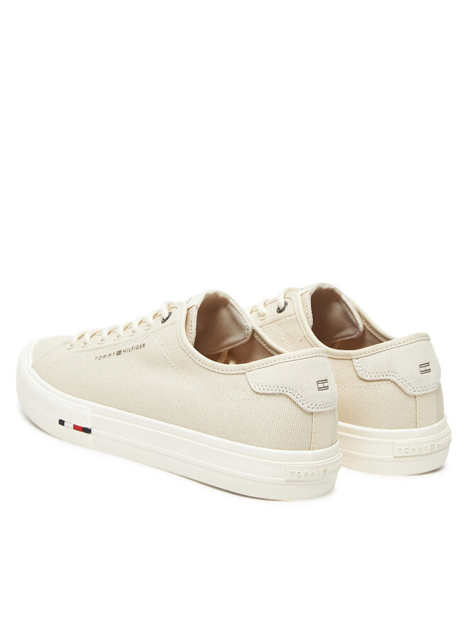 Тканевые кроссовки Hi Vulc Street Canvas FM0FM05515 Tommy Hilfiger, бежевый — фото 3