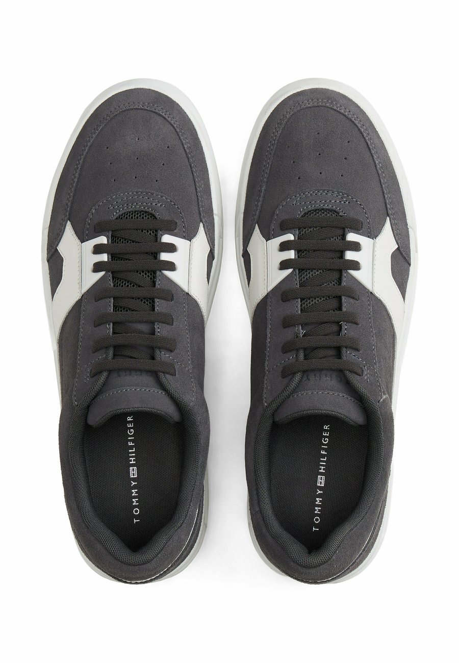 Кроссовки Tommy Hilfiger MIXED TEXTURE COURT, Dark Ash/Dark Grey — фото 4