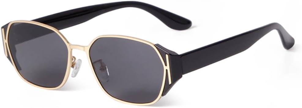 

Солнцезащитные очки с защитой UV400 | Овальные зеленые линзы, увеличенная оправа с заклепками | Для женщин и мужчин, для занятий спортом на открытом воздухе и вождения DSVIGF, 03