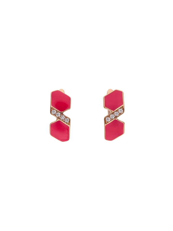 

Faina Женские серьги-кольца серебристо-белого цвета