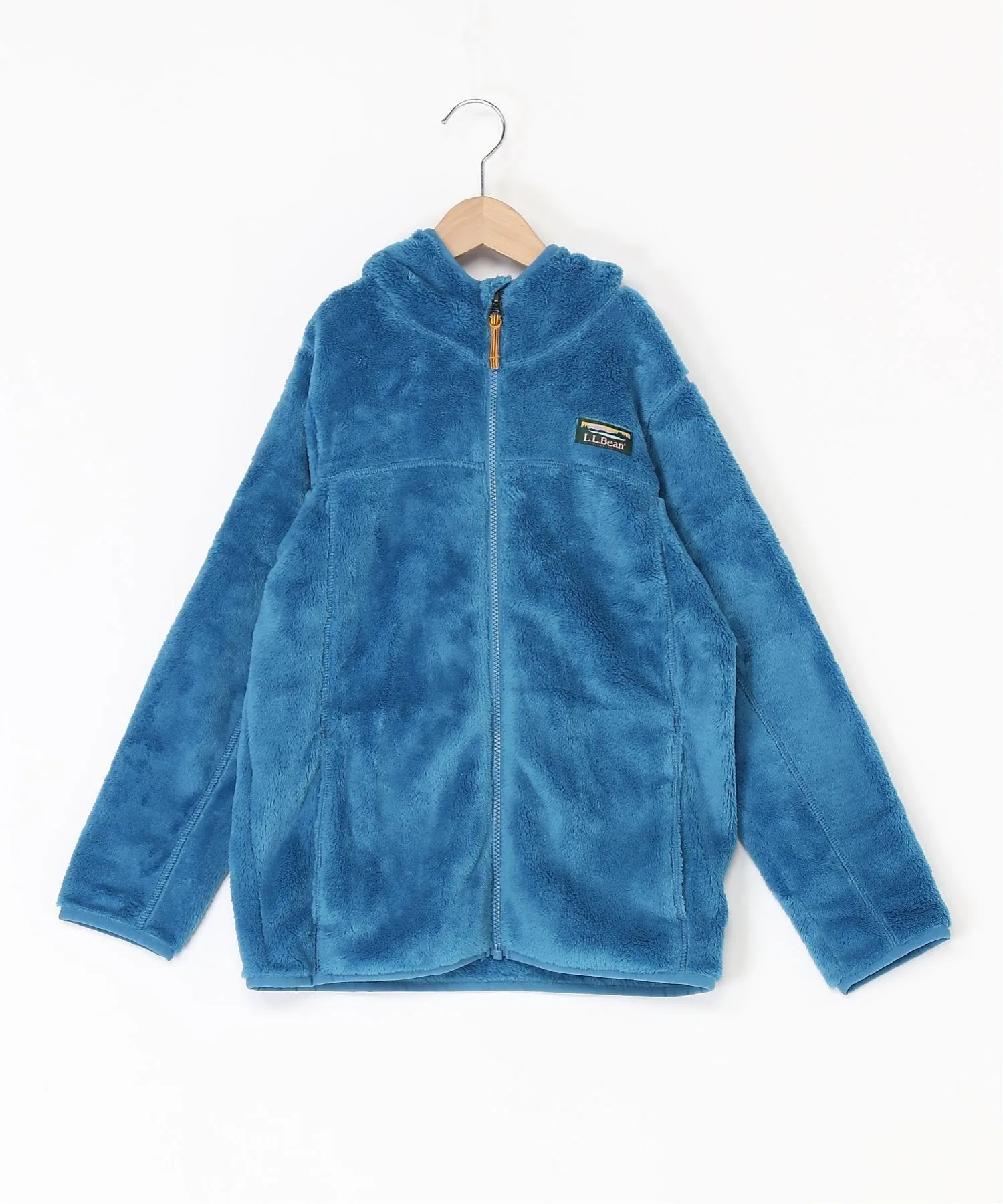Детская флисовая куртка LL Bean с высоким ворсом L.L.Bean, Marine_Blue — фото 2