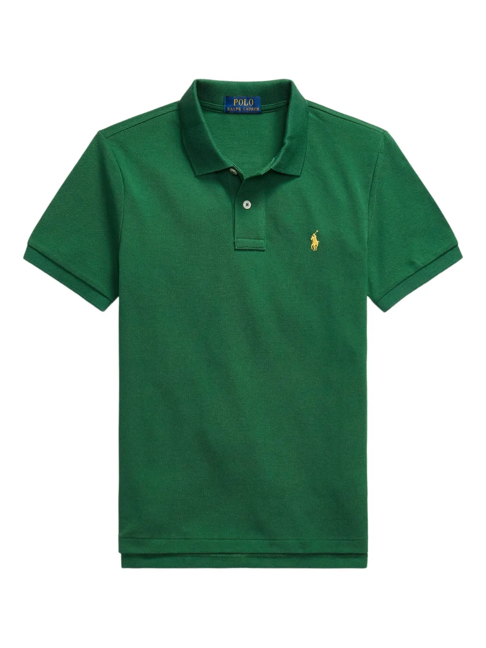 

Рубашка поло с вышитым логотипом POLO RALPH LAUREN KIDS, зеленый