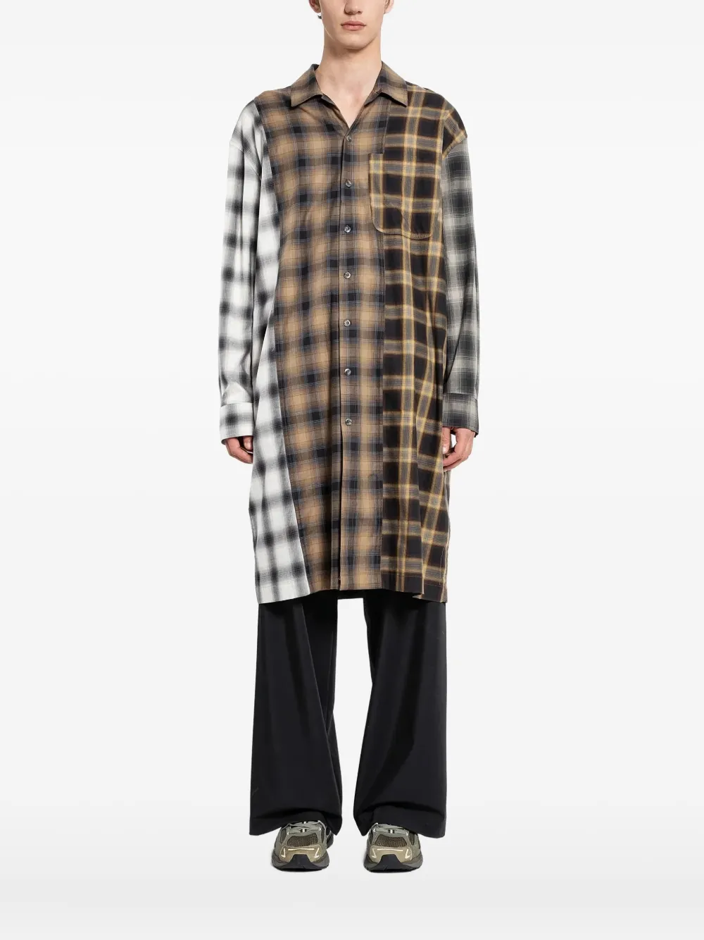 

Клетчатая рубашка Song For The Mute, нейтральный