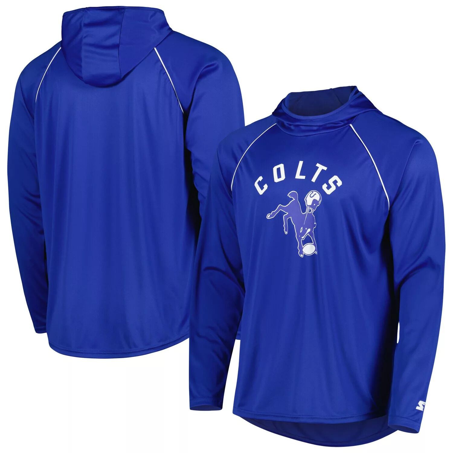 

Мужская футболка с капюшоном Royal Indianapolis Colts Vintage Logo реглан Starter