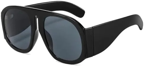 

Солнцезащитные очки-маска большого размера 2027 года для женщин в стиле стимпанк, с большой оправой и градиентными линзами. Женские очки MTZJH, C14black-black