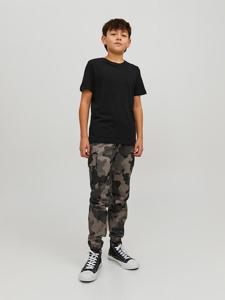 

JACK & JONES Junior Черная футболка, Черный, JACK & JONES Junior Черная футболка