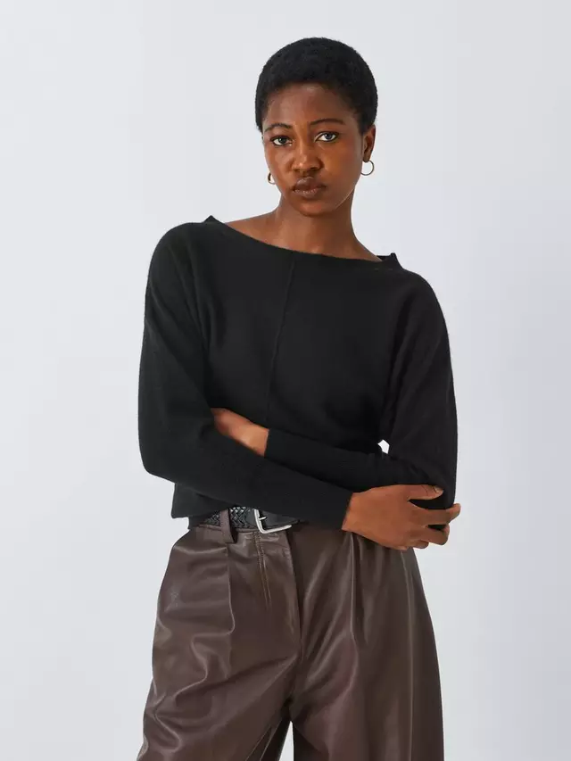 

Джемпер John Lewis Dolman Cashmere, черный