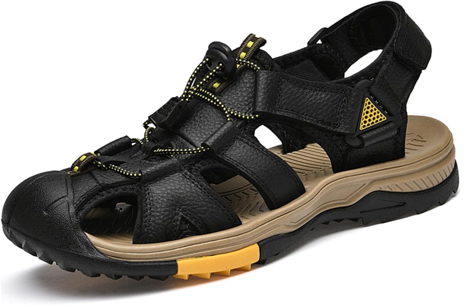 

Мужские летние сандалии для спорта и путешествий, легкие дышащие сандалии, пляжная обувь Ucilxi, черный