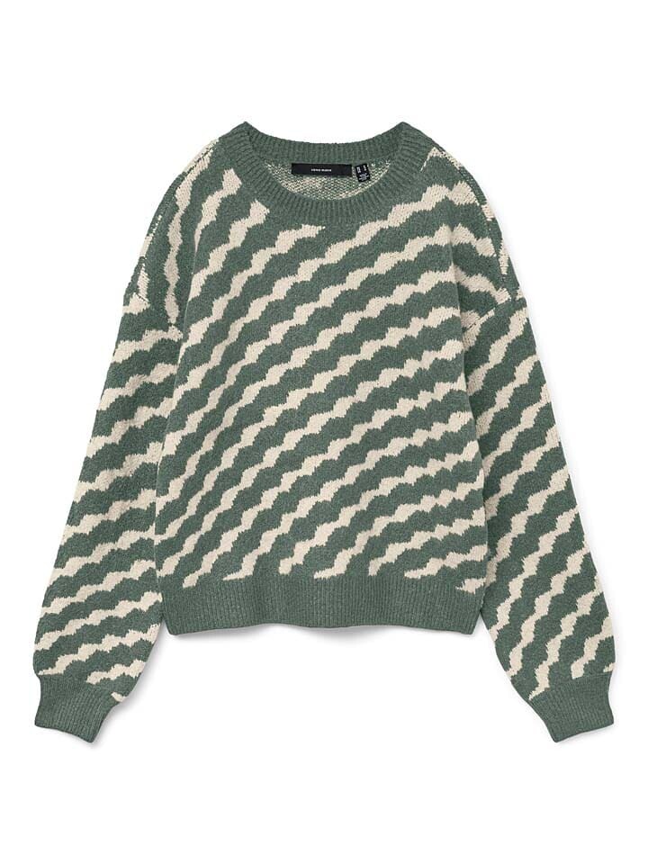 

Пуловер Vero Moda Pullover, цвет Grün/Creme