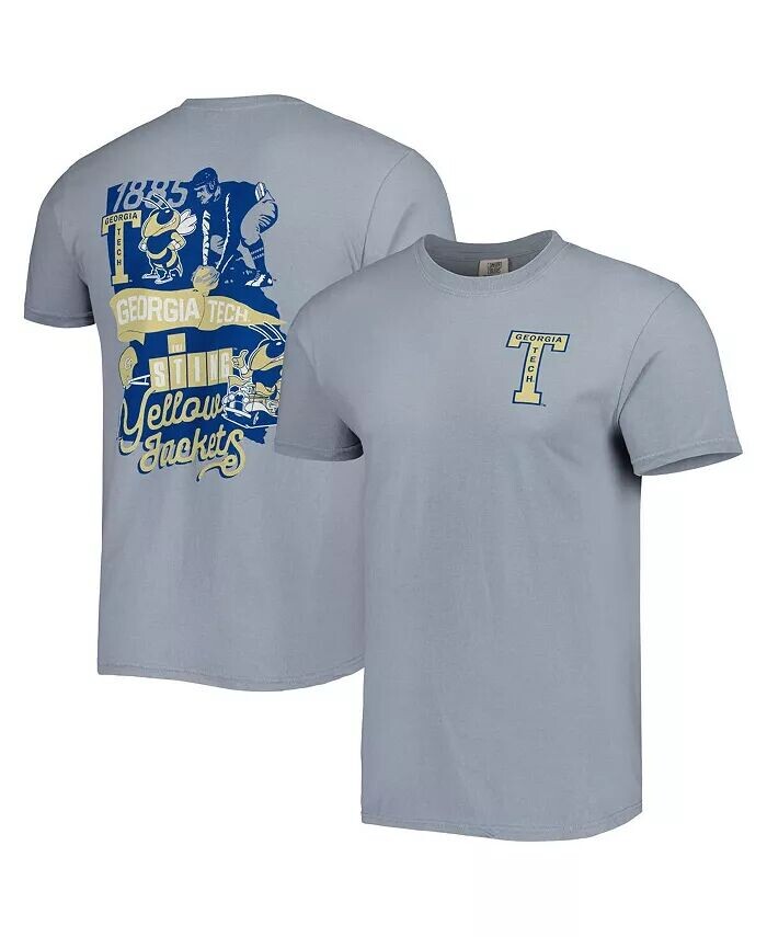 

Мужская графитовая футболка Georgia Tech Yellow Jackets Vault State Comfort Image One