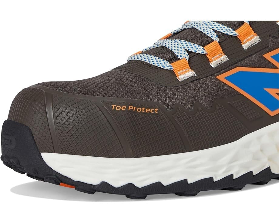 Мужские рабочие кроссовки New Balance Fresh Foam Cremorne Chocolate Comp Toe VER404, коричневый — фото 4