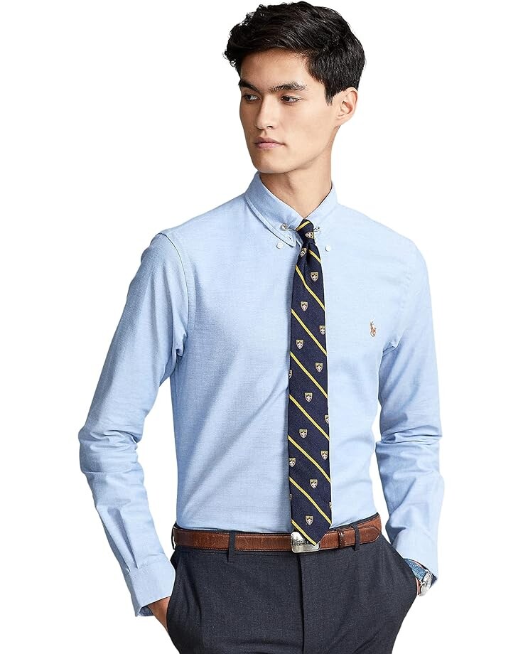 

Рубашка Polo Ralph Lauren Slim Fit Stretch Oxford, цвет BSR Blue