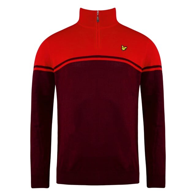 

Croft Golf мужской красный свитер Lyle & Scott, красный