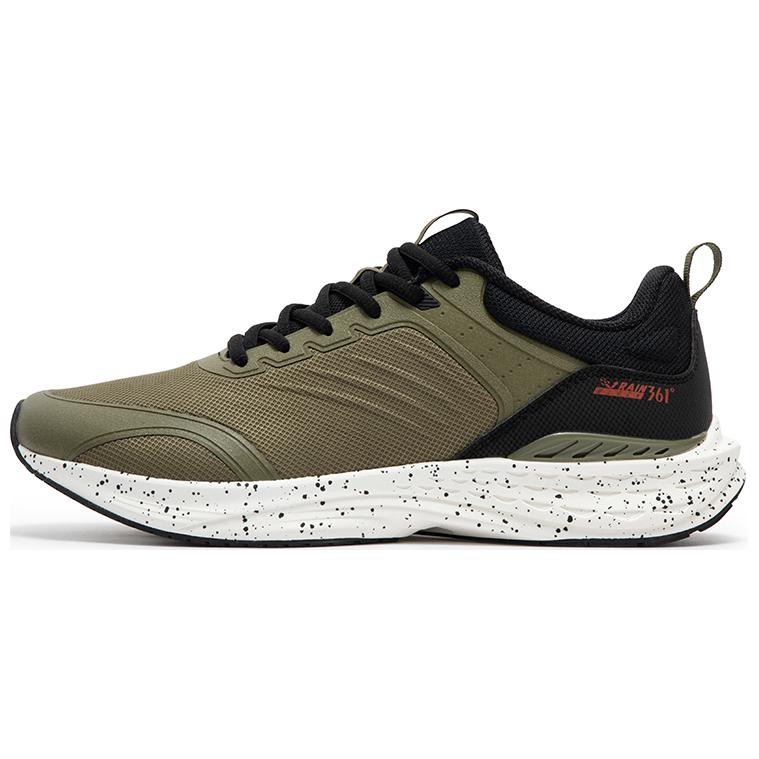 

361° Износостойкие мужские низкие беговые кроссовки Green Black, цвет Green Black