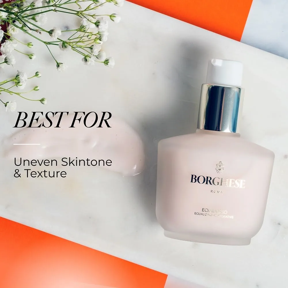 Borghese Equilibrio Equalizing Restorative - легкий увлажняющий крем без масел для выравнивания тона и текстуры кожи, подходит для комбинированной, нормальной и жирной кожи., White — фото 4