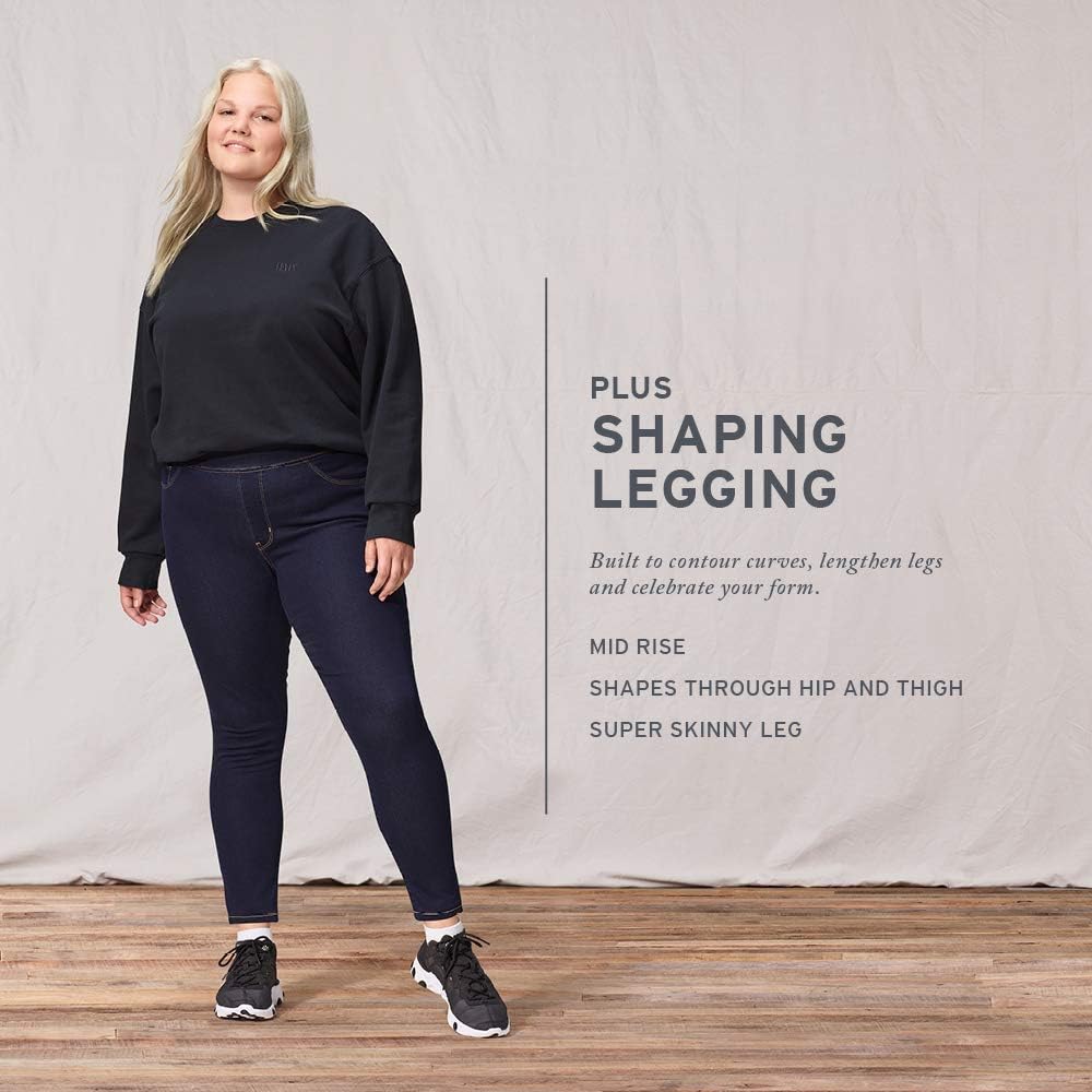 Женские корректирующие леггинсы Levi's, Just Joking - Dark Indigo (Waterless) — фото 4