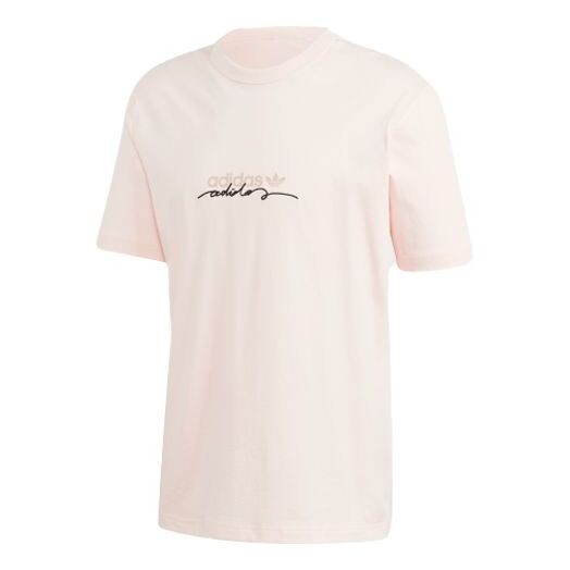 

Футболка originals athleisure casual sports short sleeve pink Adidas, розовый