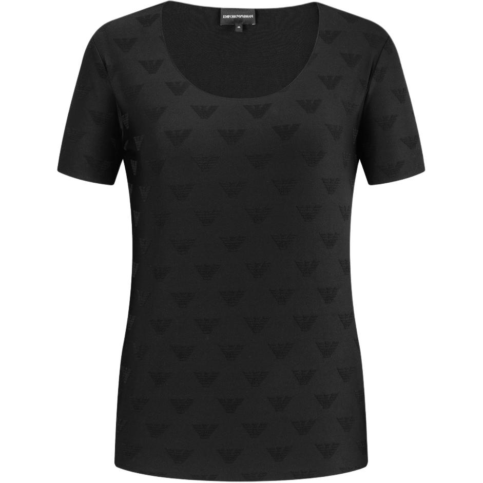

Футболка женская черная EMPORIO ARMANI