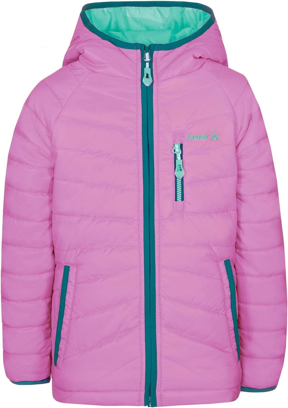 

Куртка Kamik Acacia Quilted Jacket, цвет Blush/Lagoon