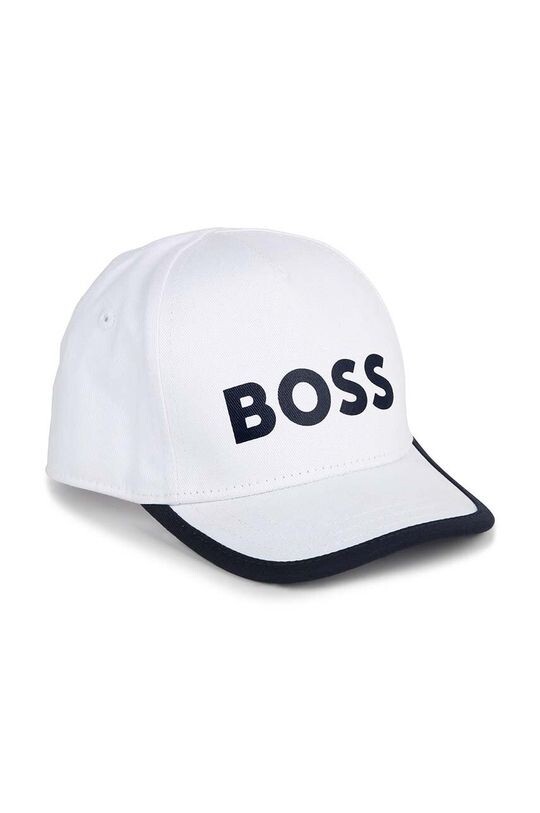 

Boss Детская хлопковая бейсболка, белый