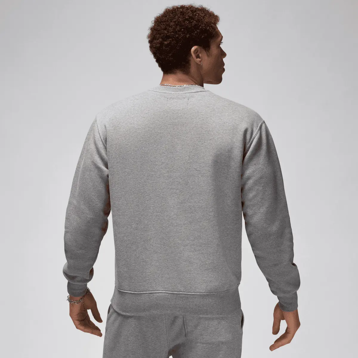 

Толстовка Jordan Brooklyn Fleece Crewneck, серый