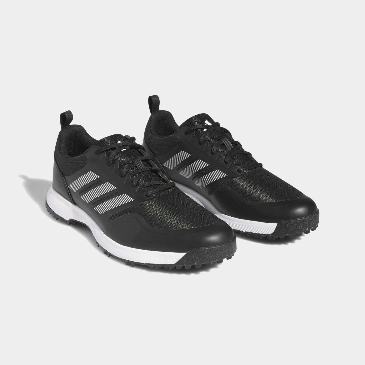 Мужские гольф-кроссовки Adidas Tech Response 3.0 без шипов, черно-белый — фото 3