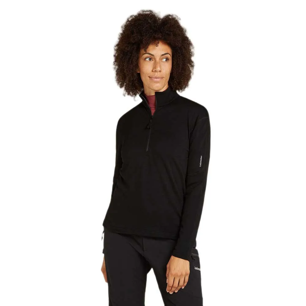 

Толстовка Icebreaker Merino 360 RealFleece Elemental full zip, черный