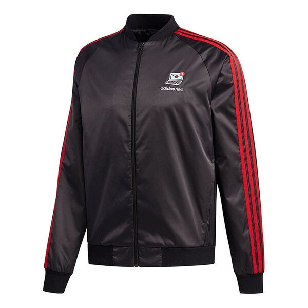 

Куртка adidas neo M Vlday Jkt Logo Printing Sports Jacket Black, черный