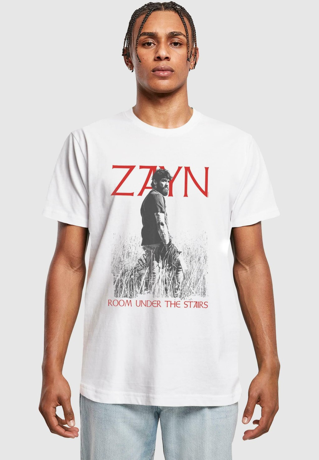 

Футболка с принтом ZAYN RUTS Merchcode, белый