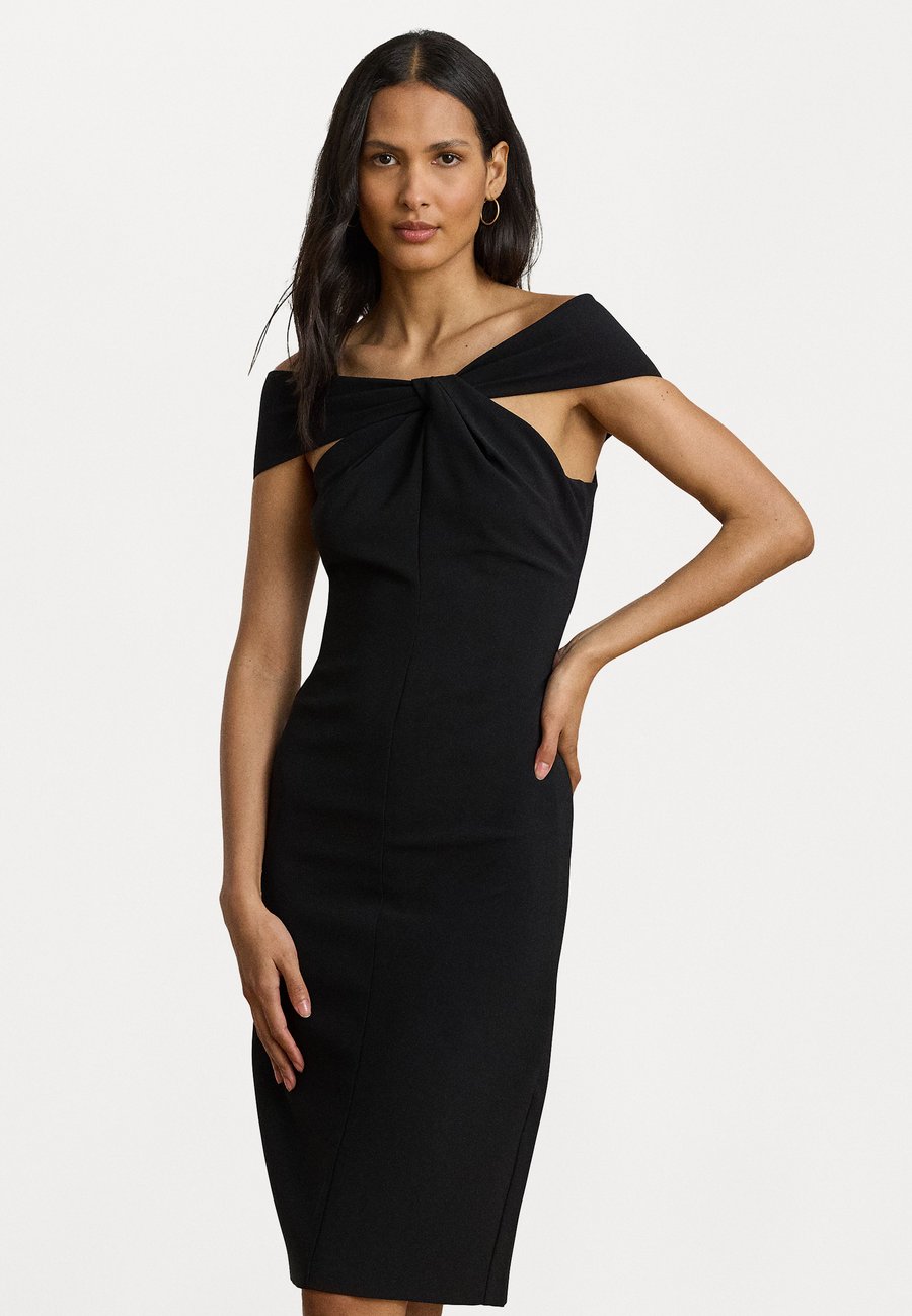 

Платье Lauren Ralph Lauren TWIST-FRONT CREPE COCKTAIL DRESS, Black