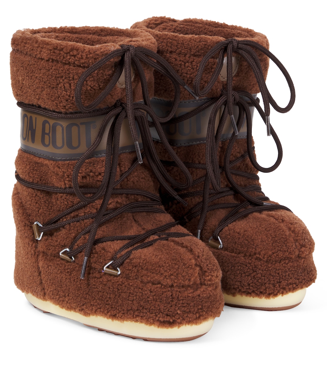 

Флисовые зимние ботинки Icon Moon Boot Kids, коричневый