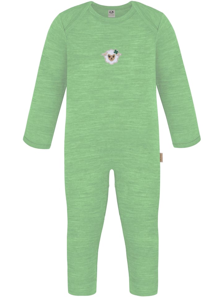 

Комбинезон из шерсти мериноса "Waverly" зеленого цвета Normani Outdoor Sports