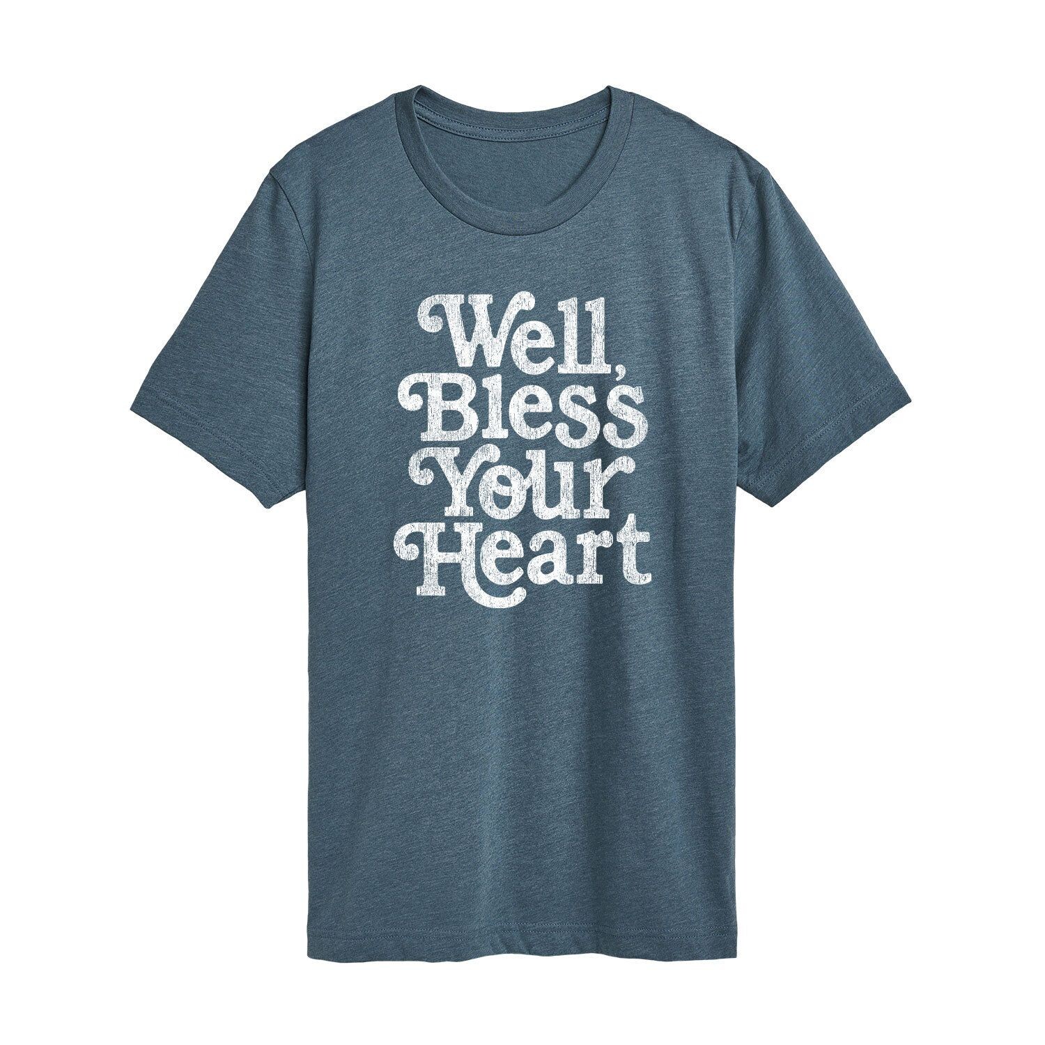 

Футболка премиум-класса для бойфренда для юниоров «Well Bless Your Heart» Licensed Character, серый